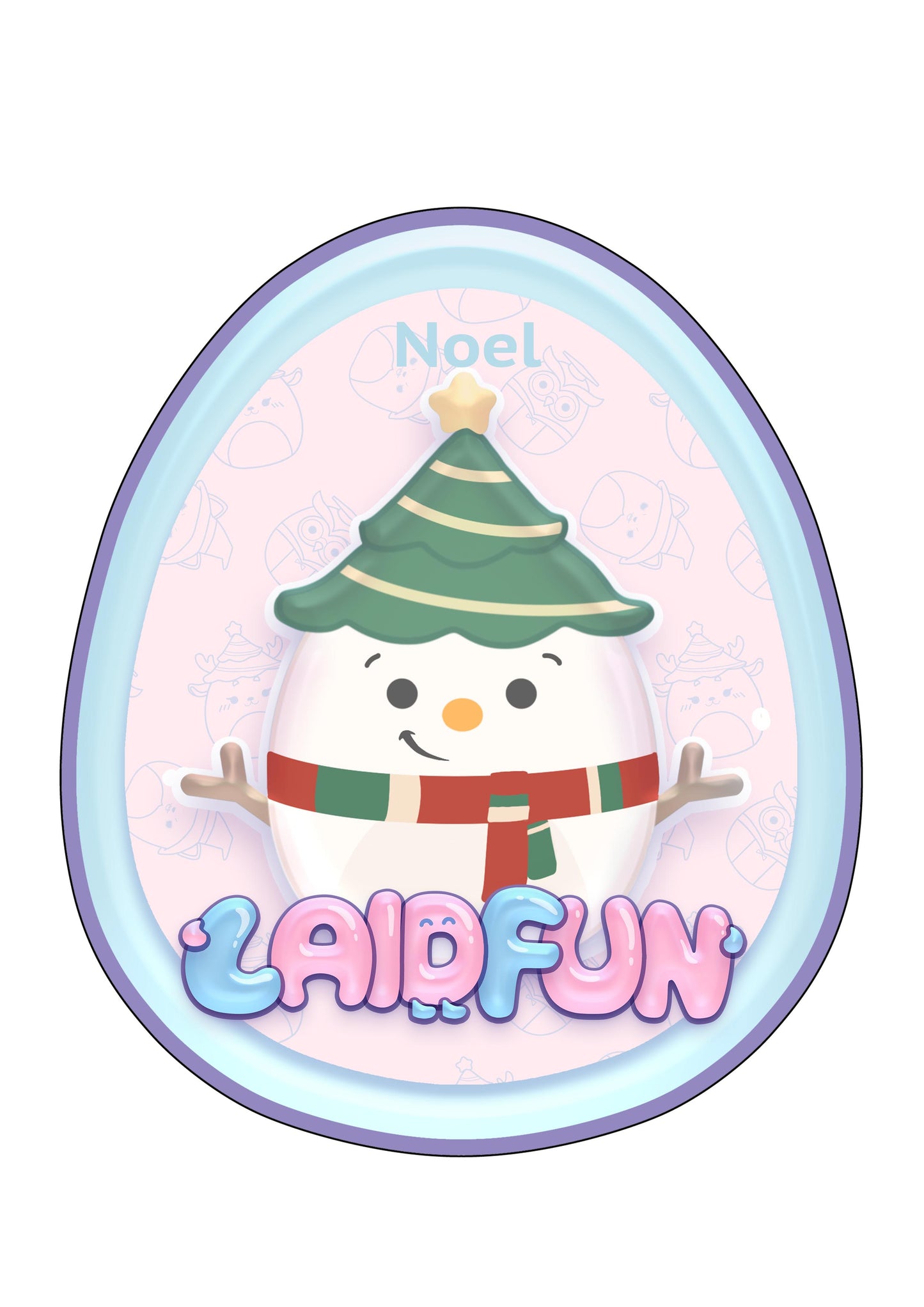 Christmas Snowman Noel Plush Toy with Tree Hat and Scarf 12in