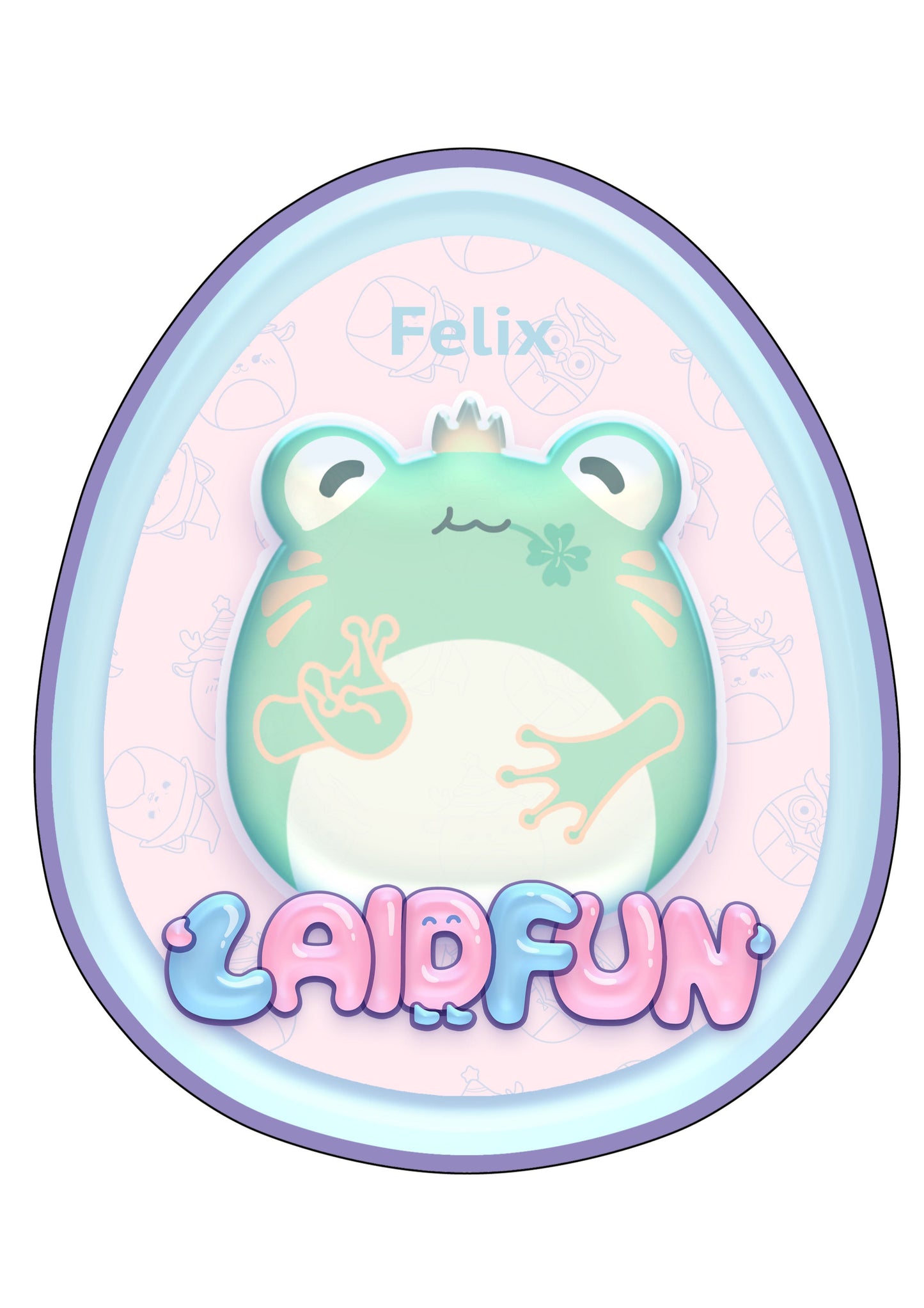 St.Patrick's Day Lucky Frog Felix Plush 12in - Wish You Good Luck!